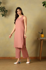 Mauve Tara Kurta Set