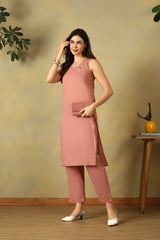 Mauve Tara Kurta Set