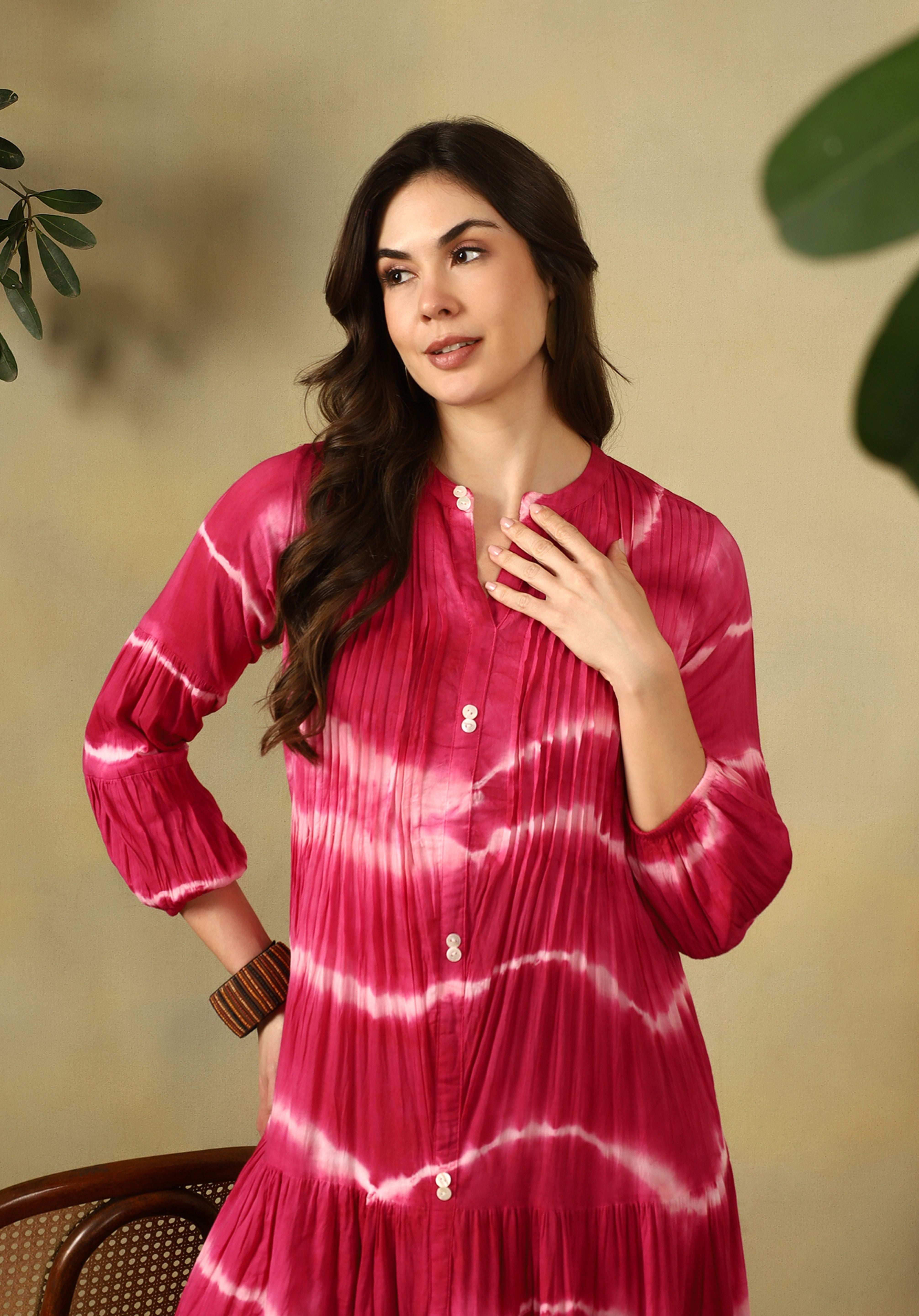 Magenta Ruhani Maxi Dress