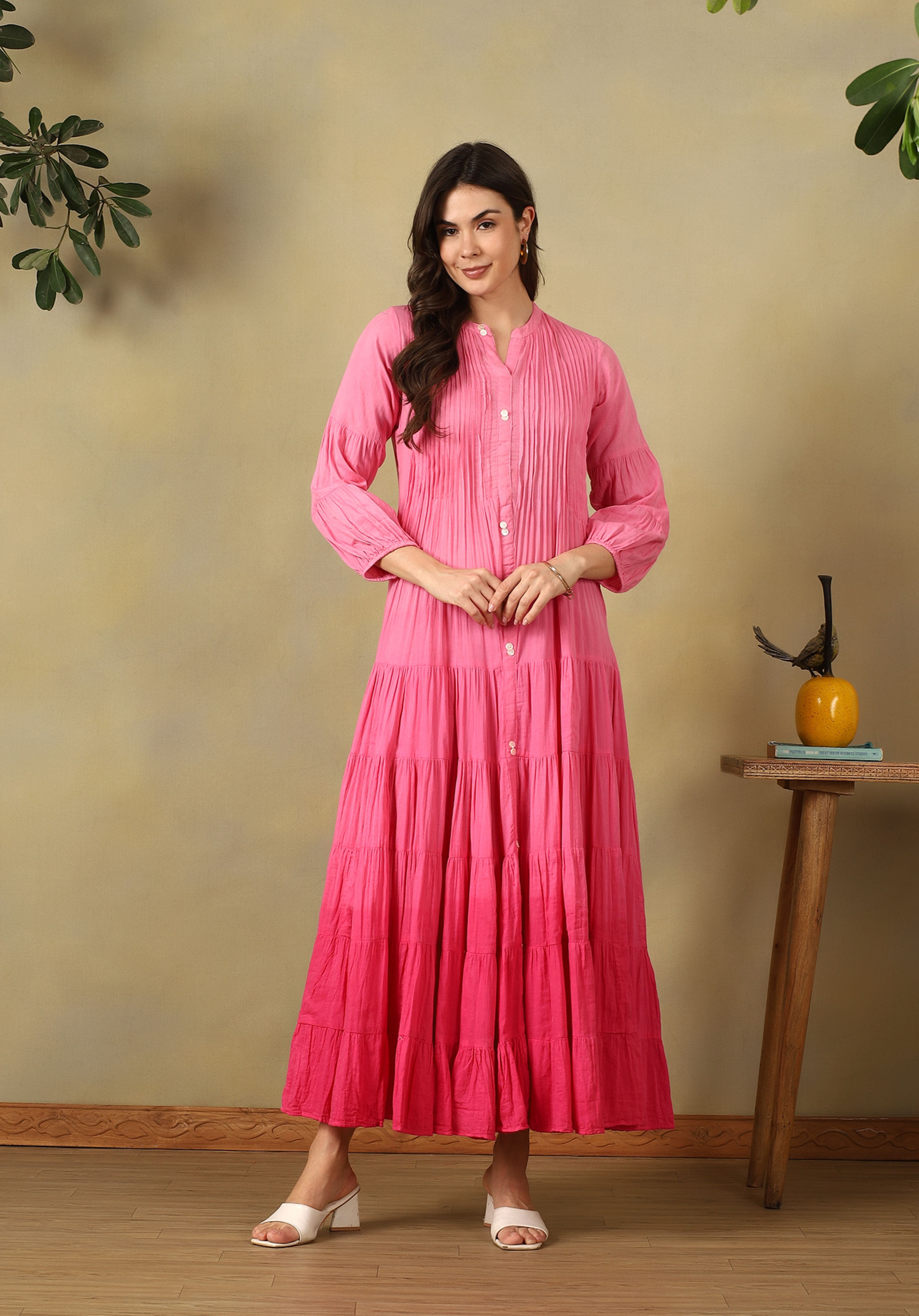 Pink Jhiya Maxi Dress