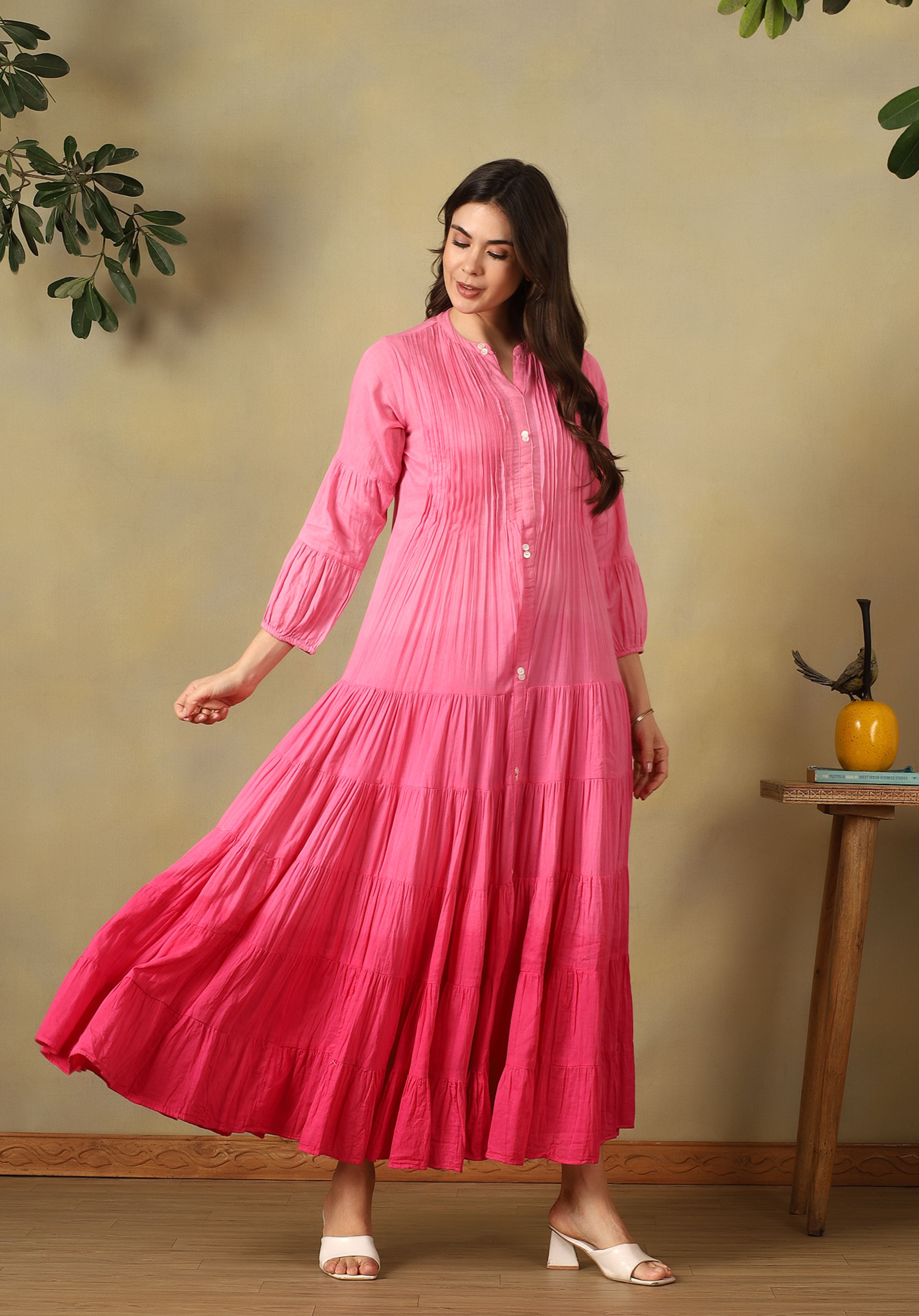 Pink Jhiya Maxi Dress