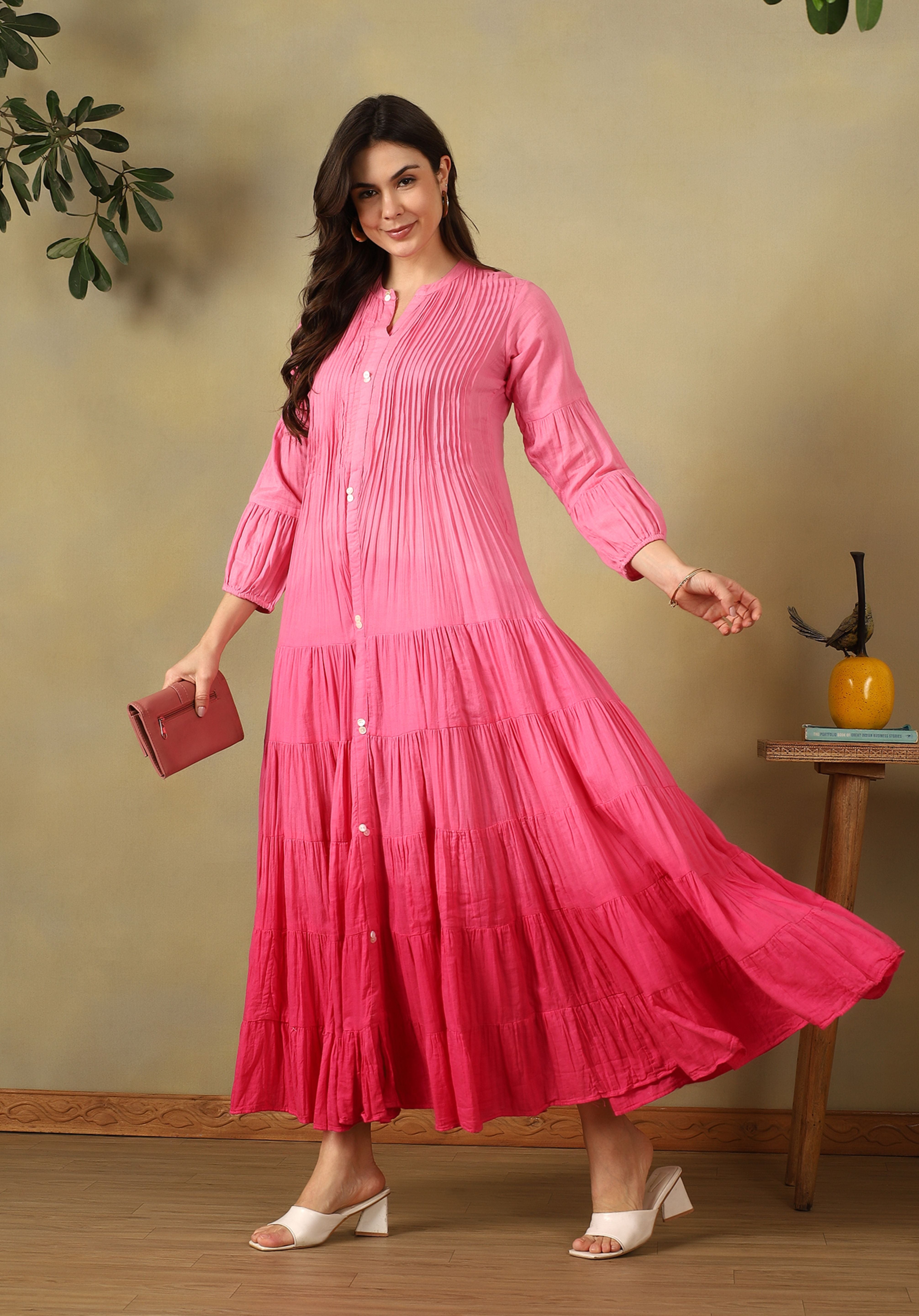 Pink Jhiya Maxi Dress