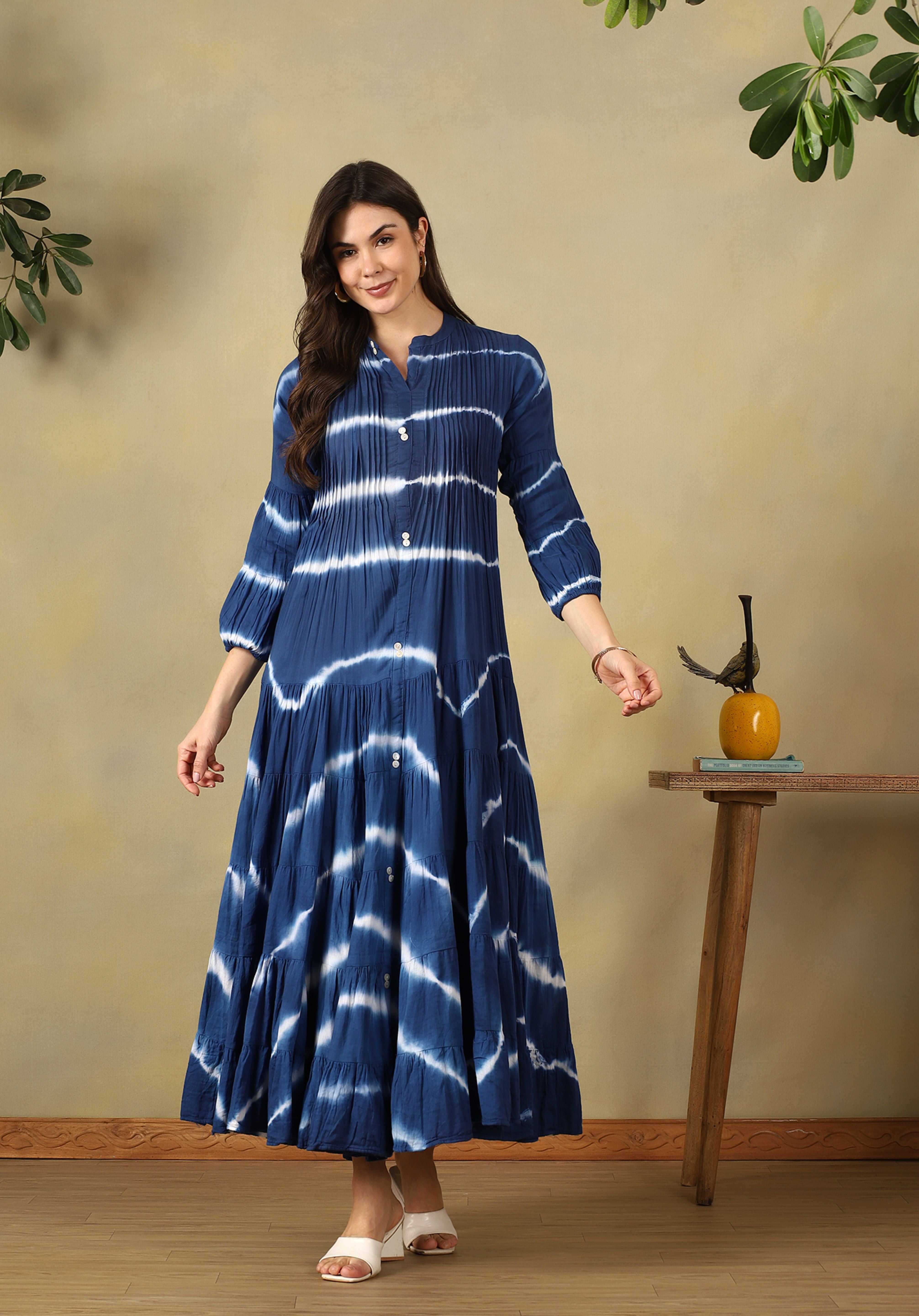 Blue Saanjh Maxi Dress
