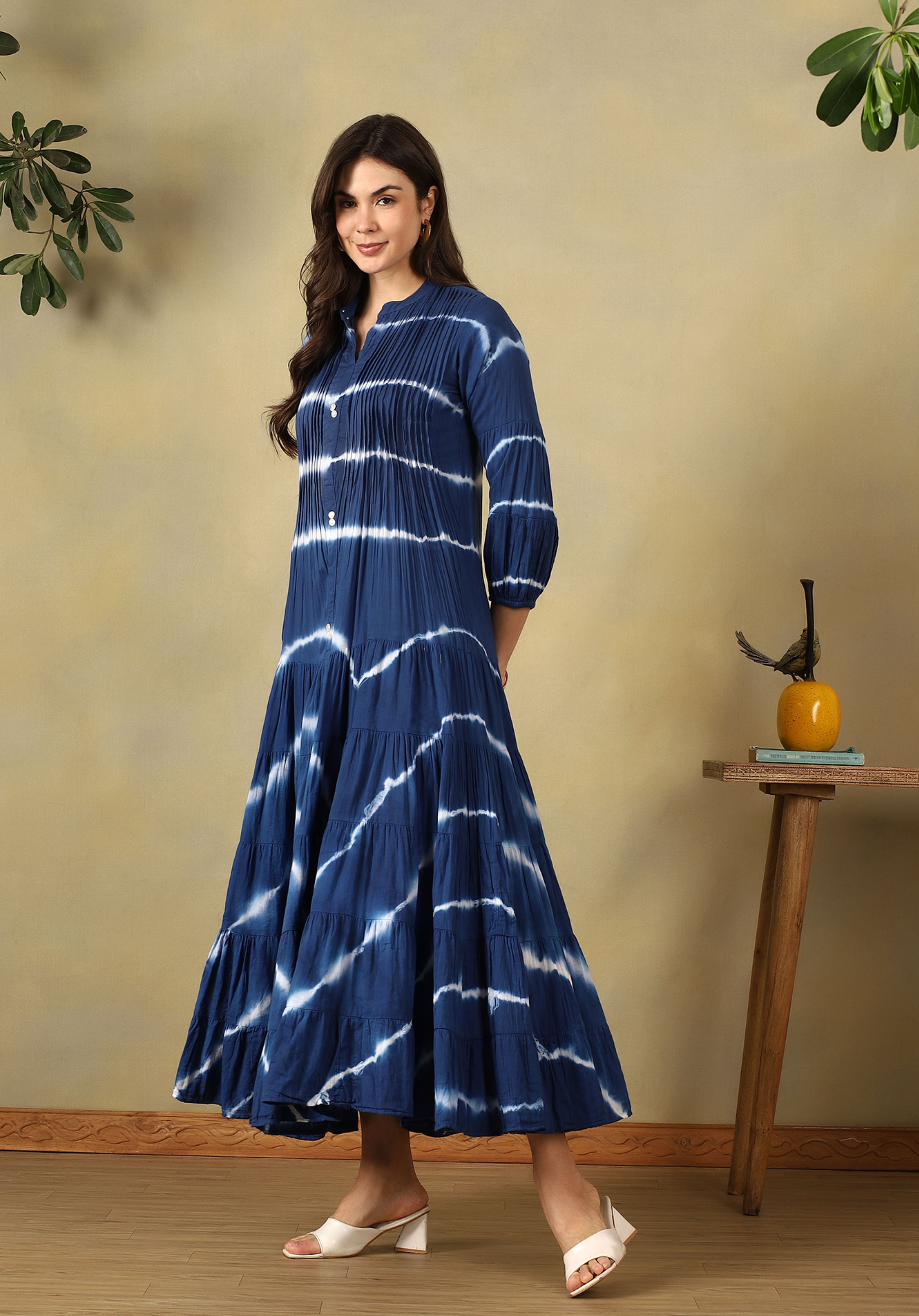 Blue Saanjh Maxi Dress