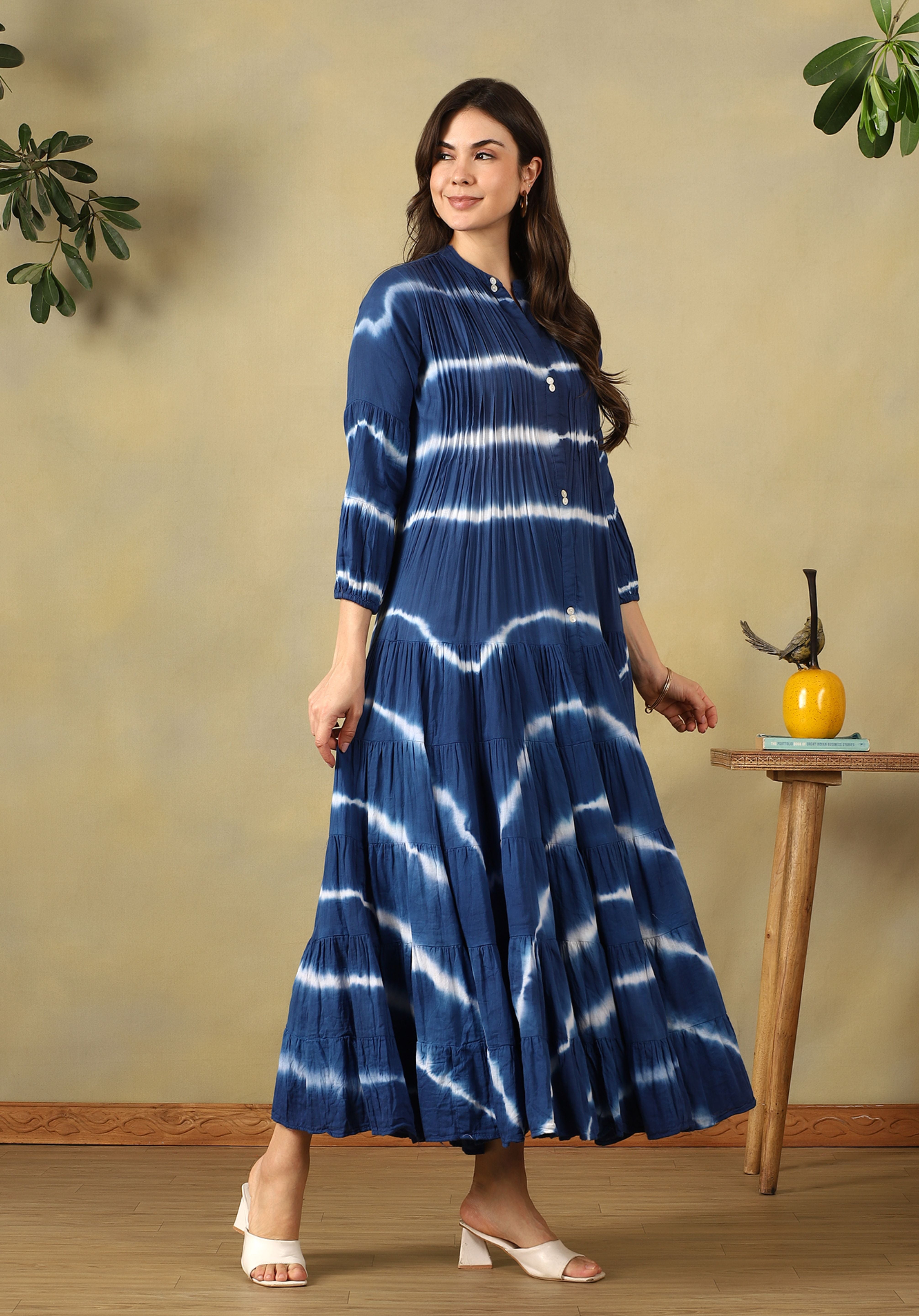 Blue Saanjh Maxi Dress