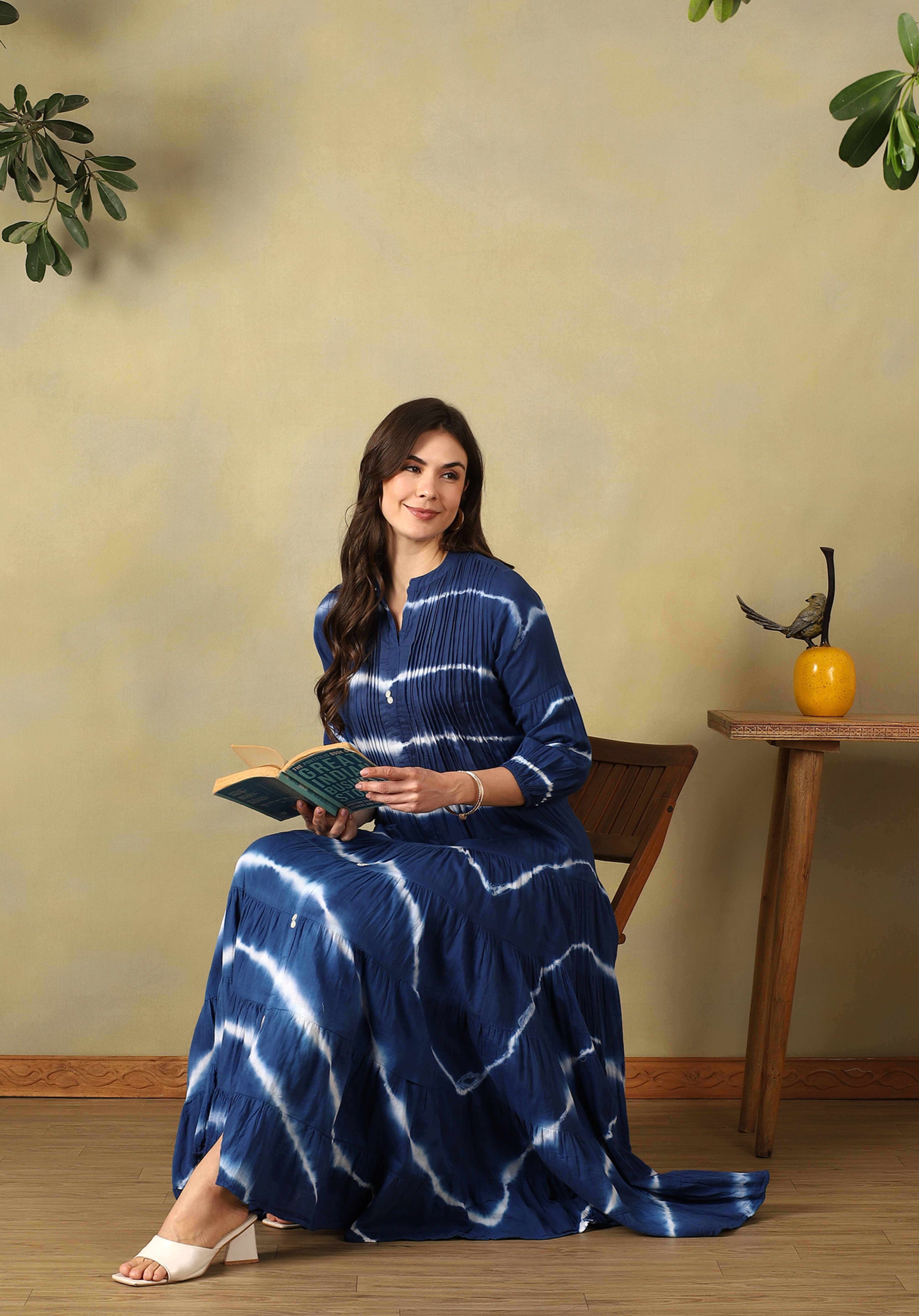 Blue Saanjh Maxi Dress