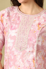 Pink Inaaya Straight Suit Se