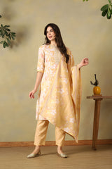 Yellow Saanvi Suit Set