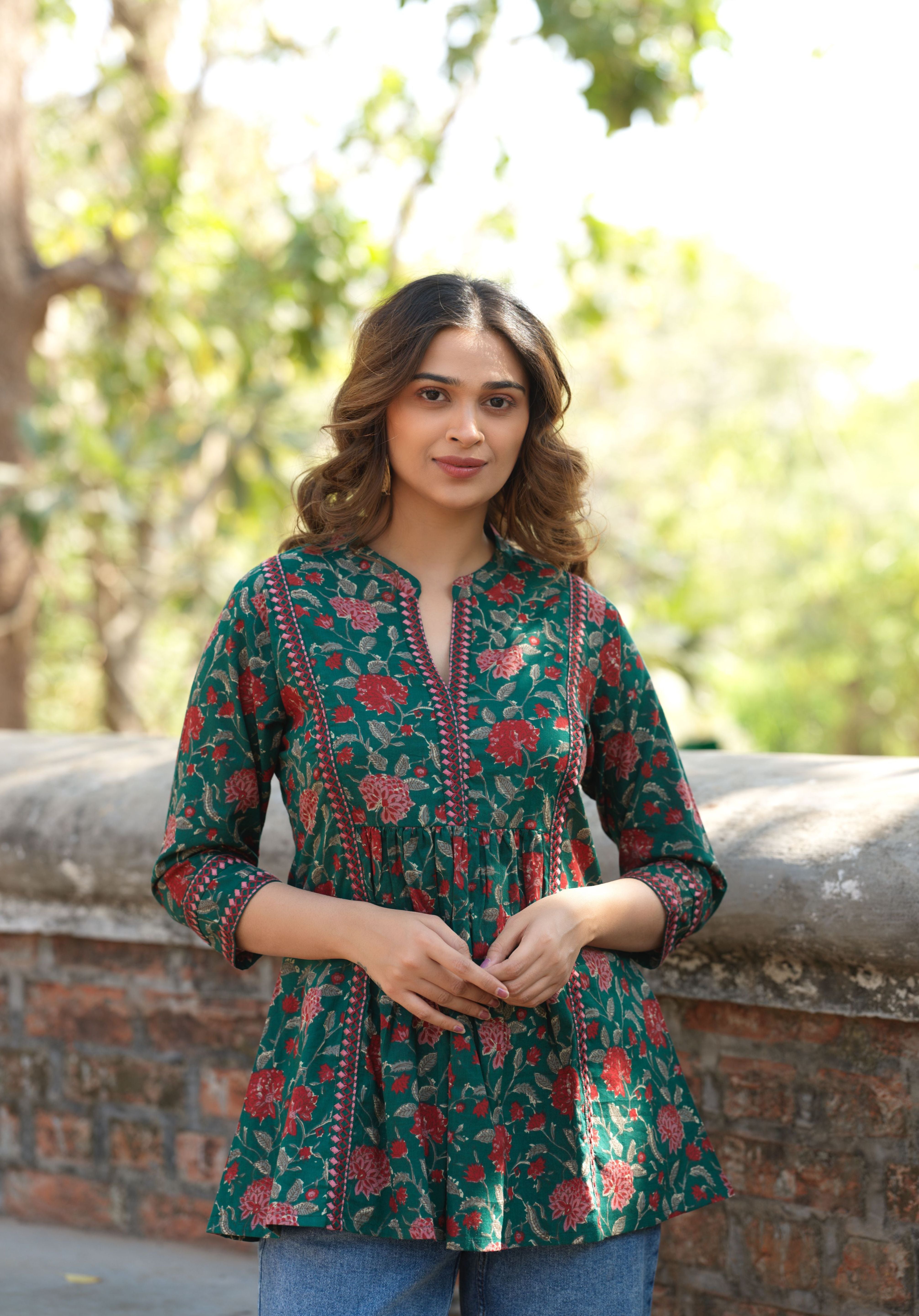 Green Inaya Top