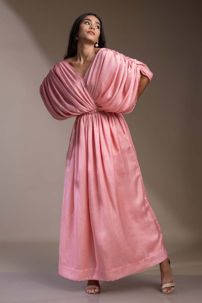 Pink Luxury Kaftan Dress