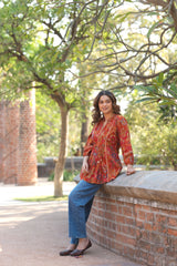 Burnt Orange Aavya Top