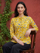 Mustard Lyra Tunic Top