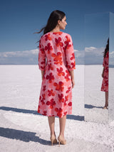 Petal Crush Pink Bloom Dress