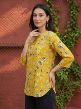 Mustard Lyra Tunic Top