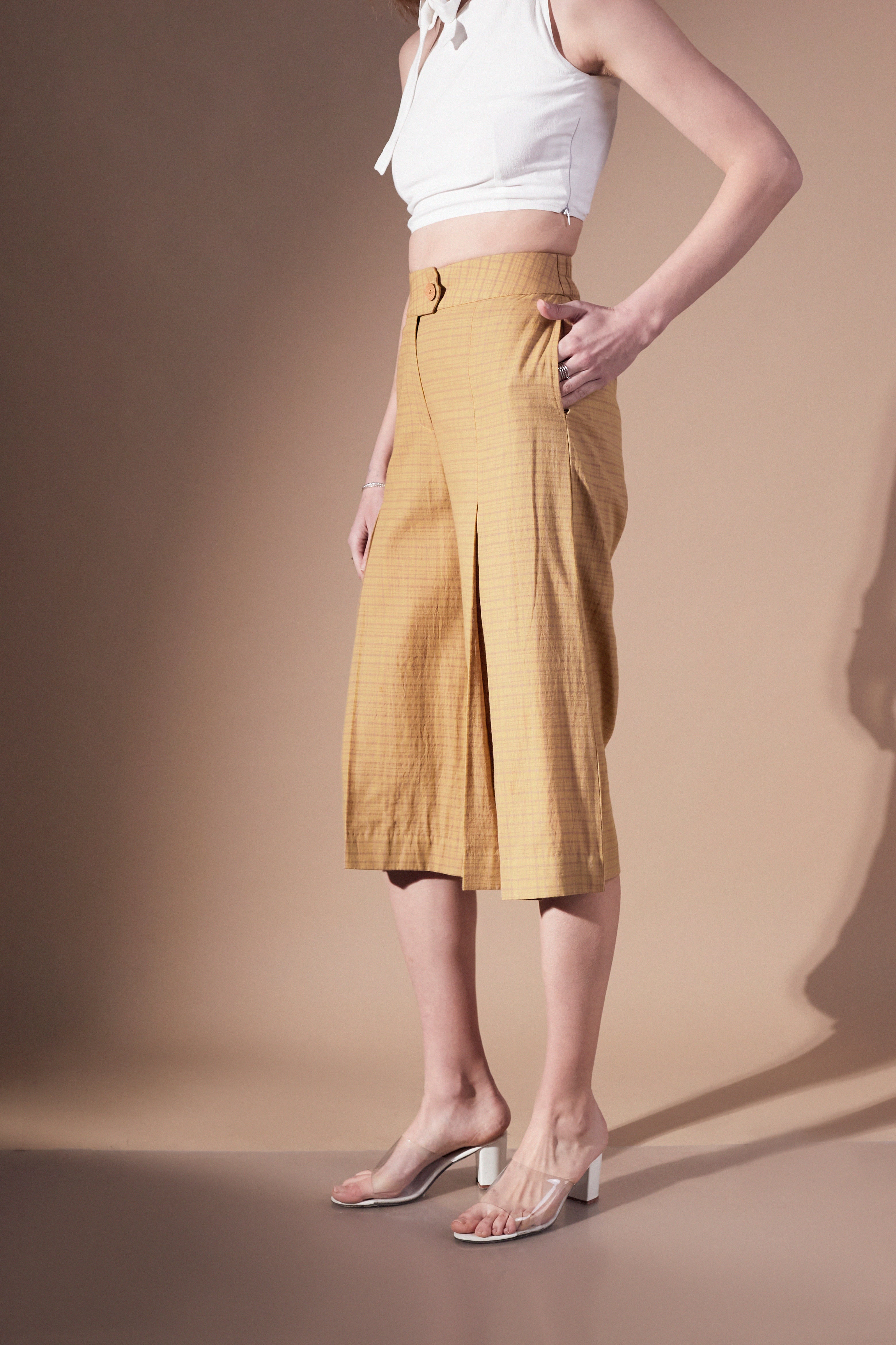 calf length culottes 