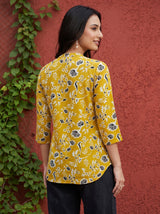 Mustard Lyra Tunic Top