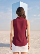 Burgundy Wrap Top