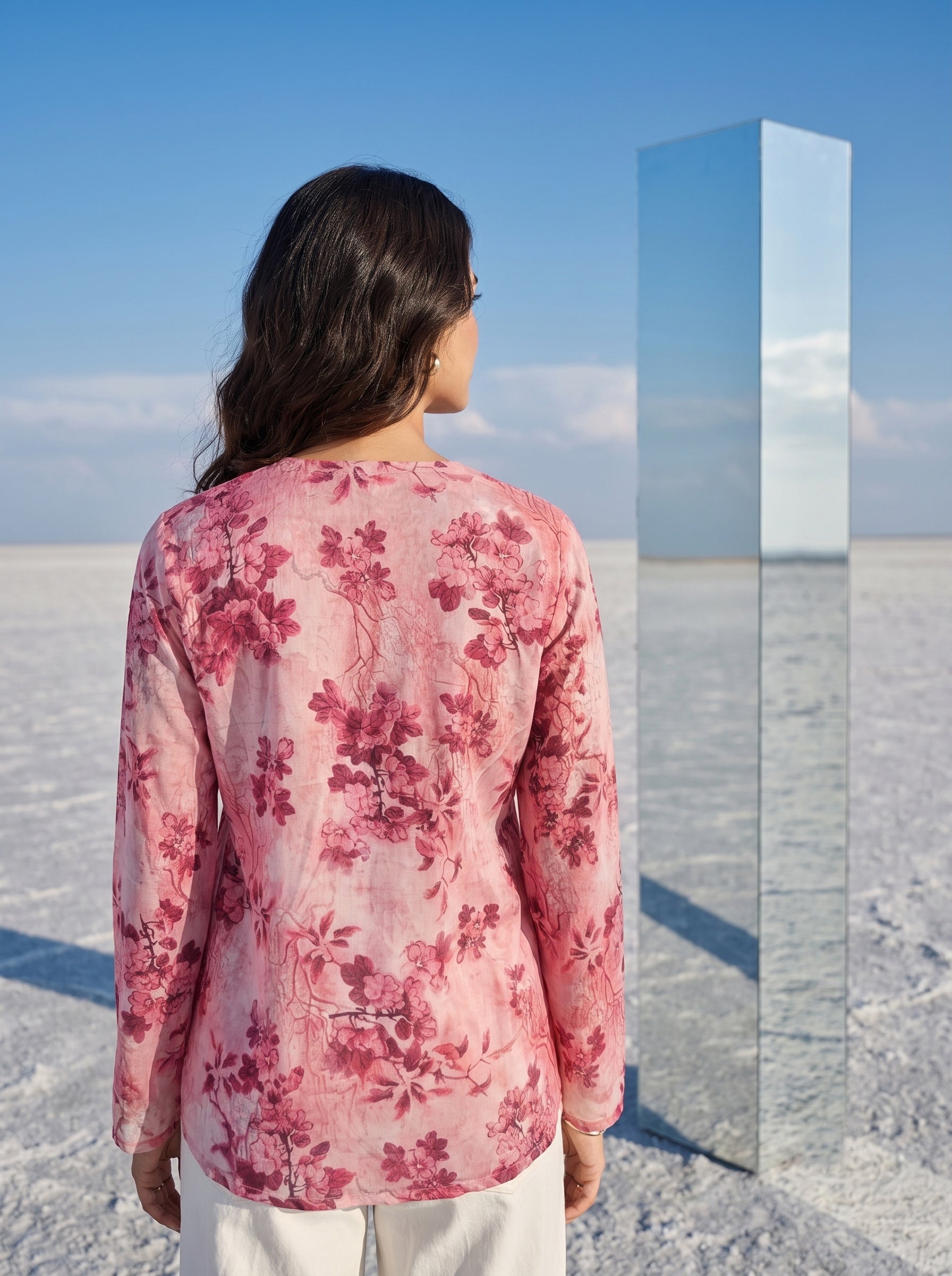 Petal Pink Gathered Blouse