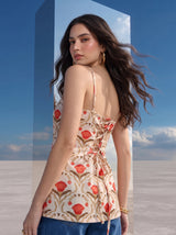 Sienna Bloom Satin Cami