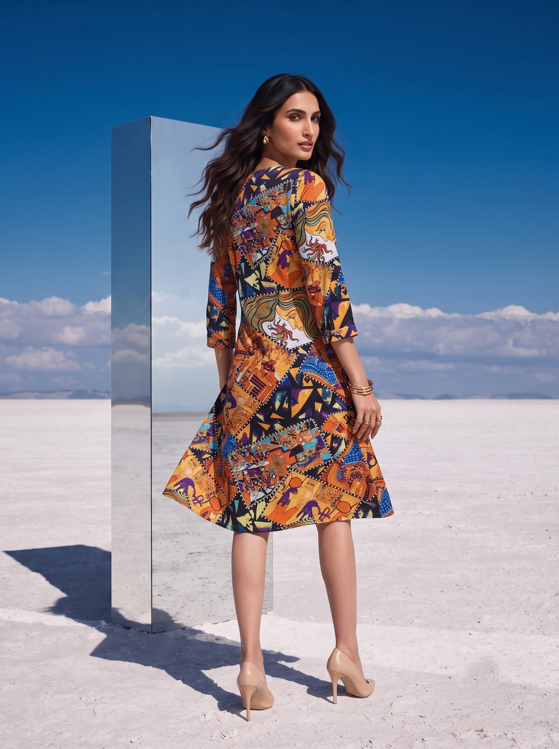 Maximalist Multicolor Dress