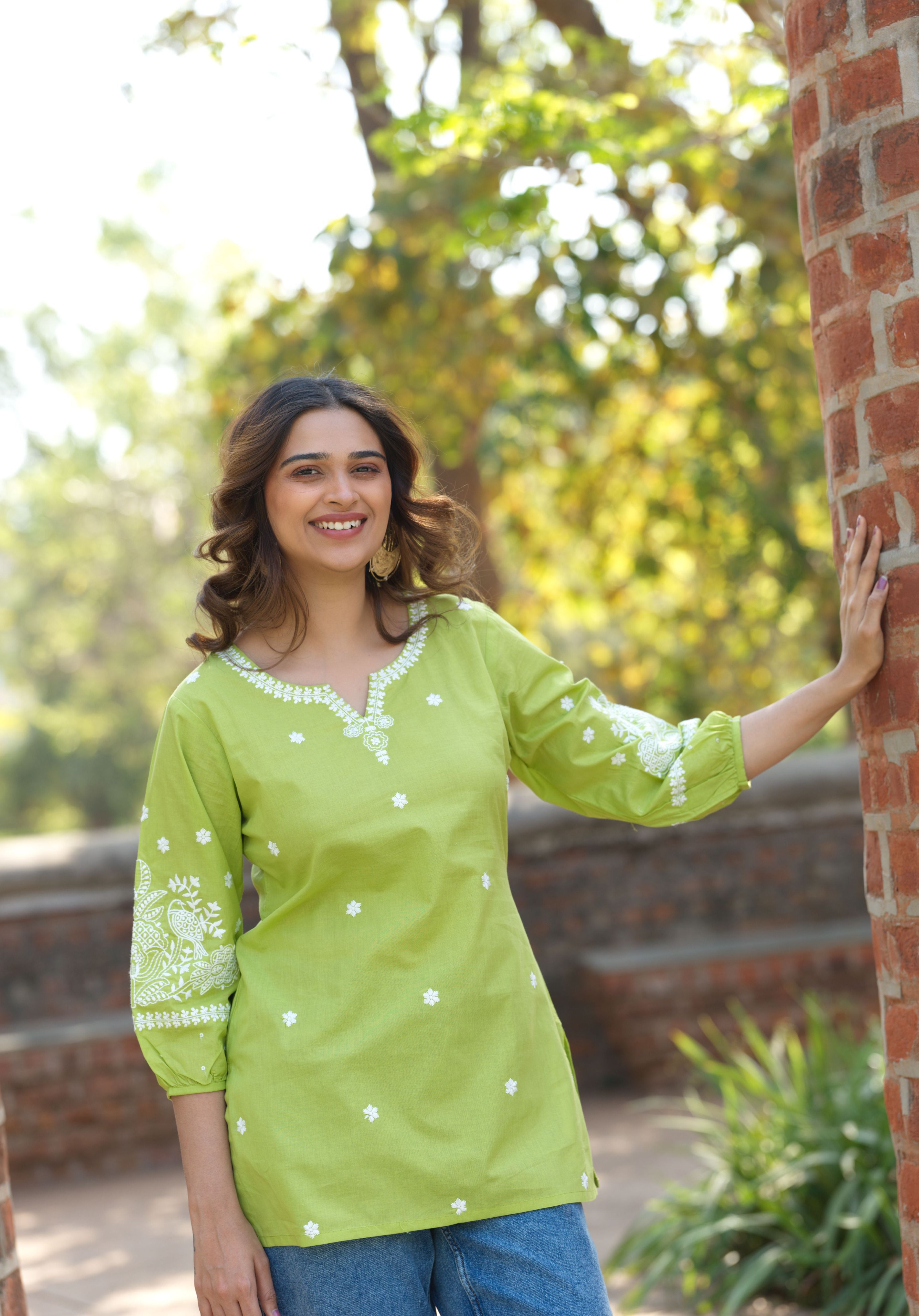 Green Vanya Top