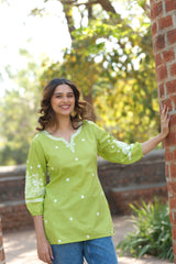 Green Vanya Top