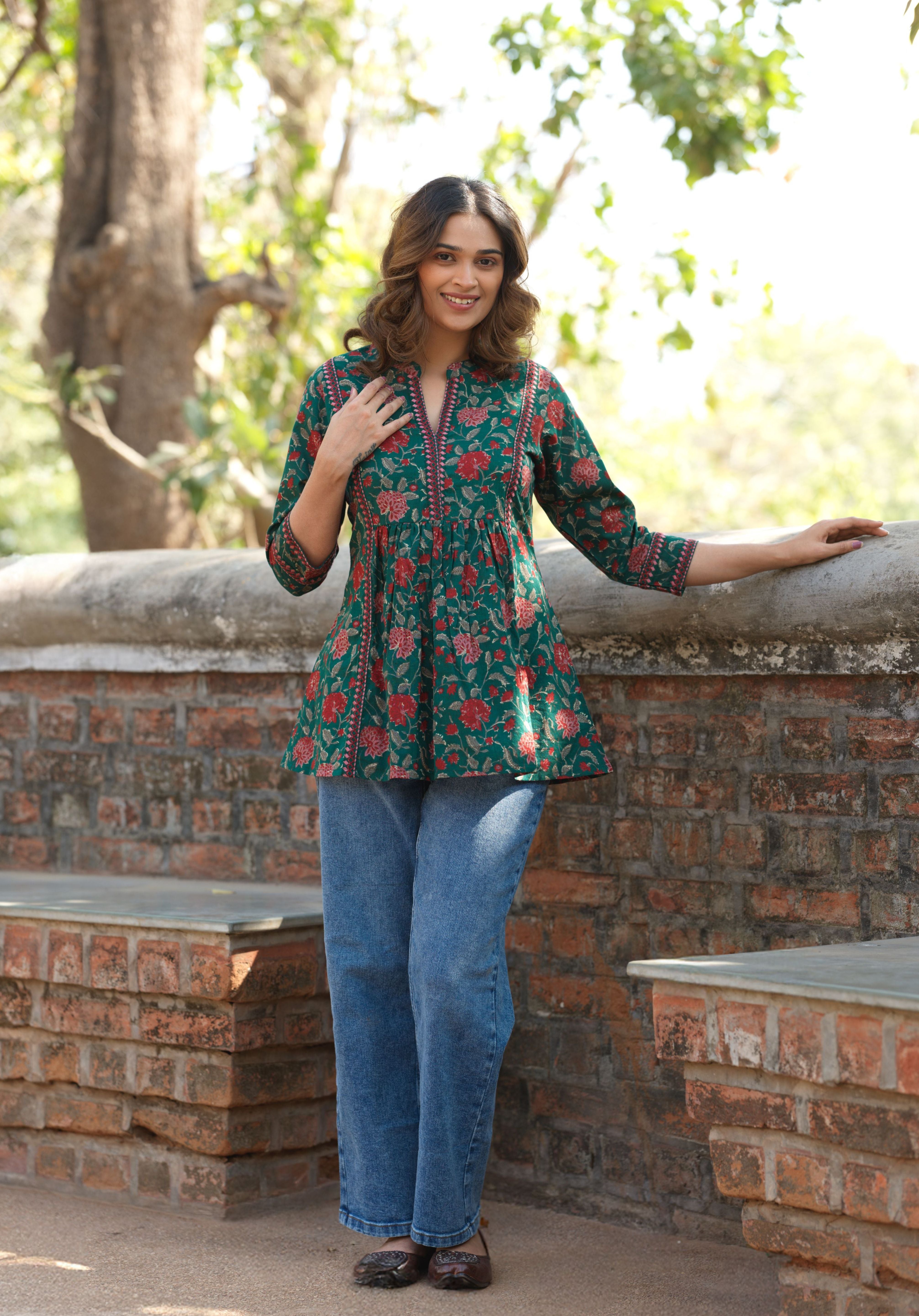 Green Inaya Top