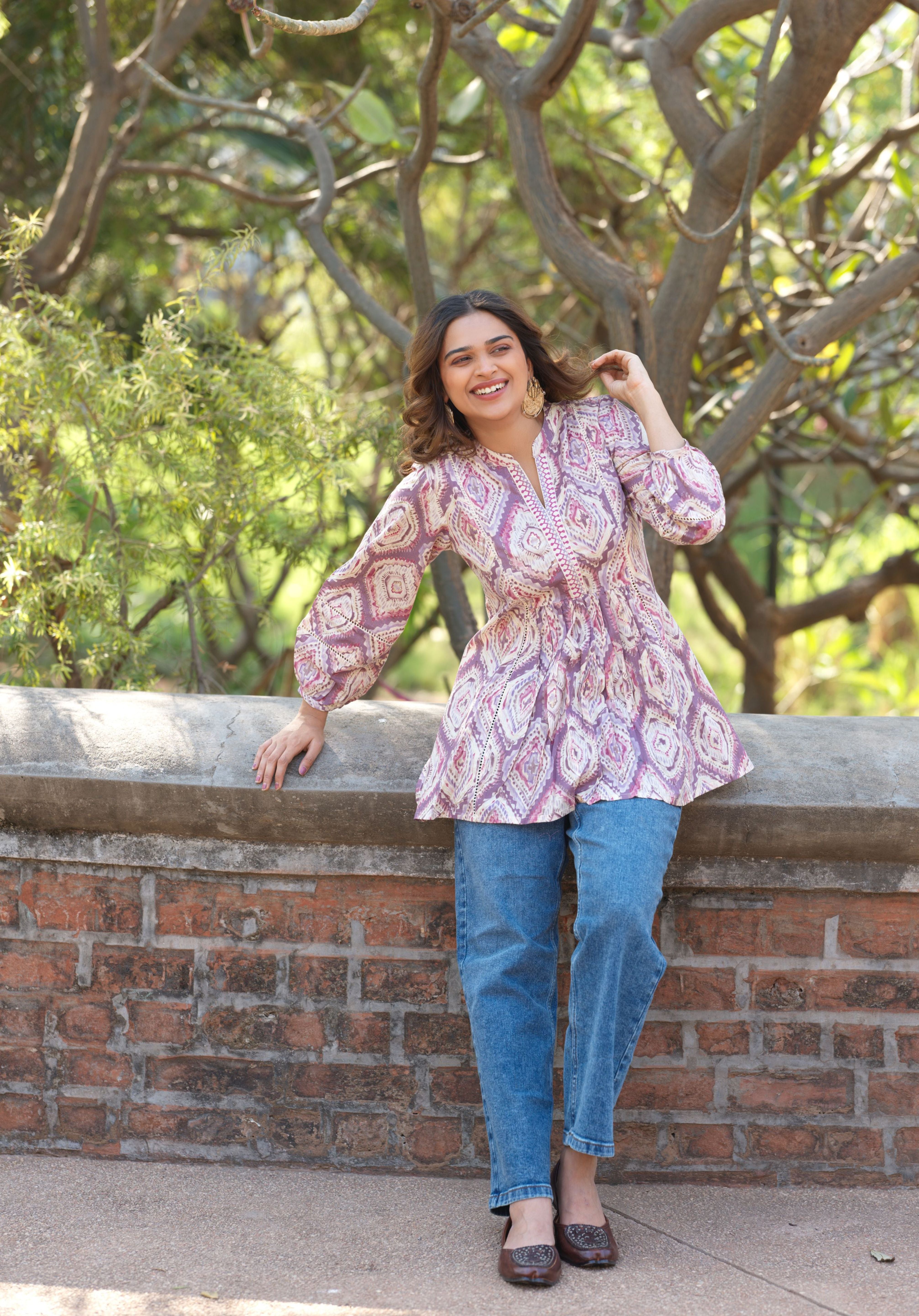 Lavender Navya Top