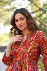 Burnt Orange Aavya Top