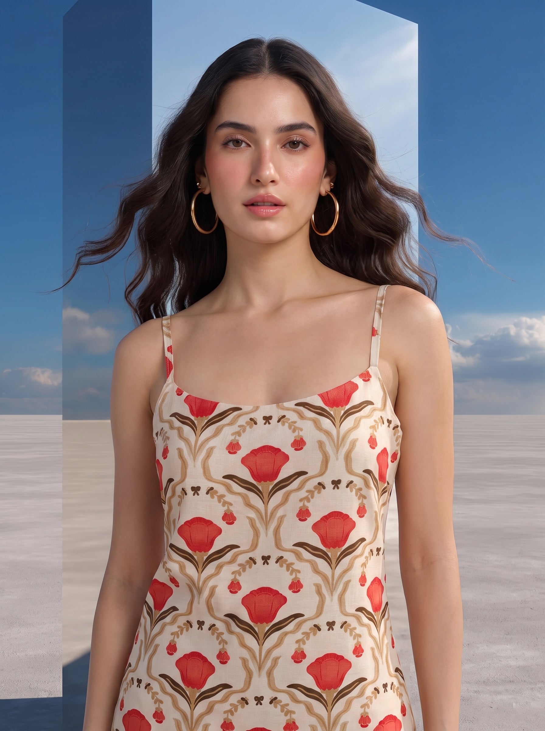 Sienna Bloom Satin Cami