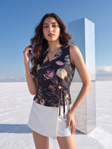 Rayon Noir Botanical Top