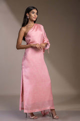 one shoulder kaftan dress formal