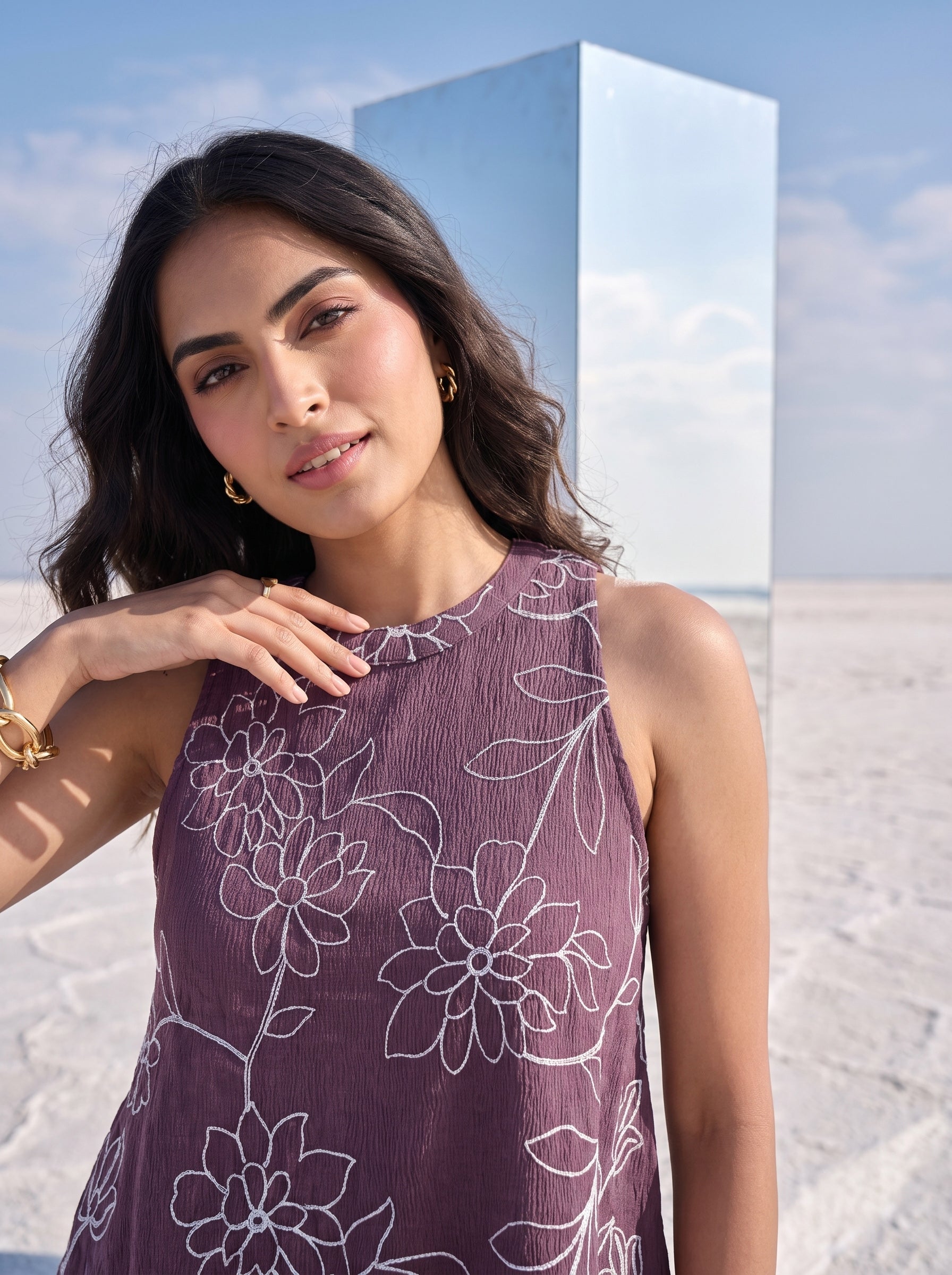 Orchid Halter Top