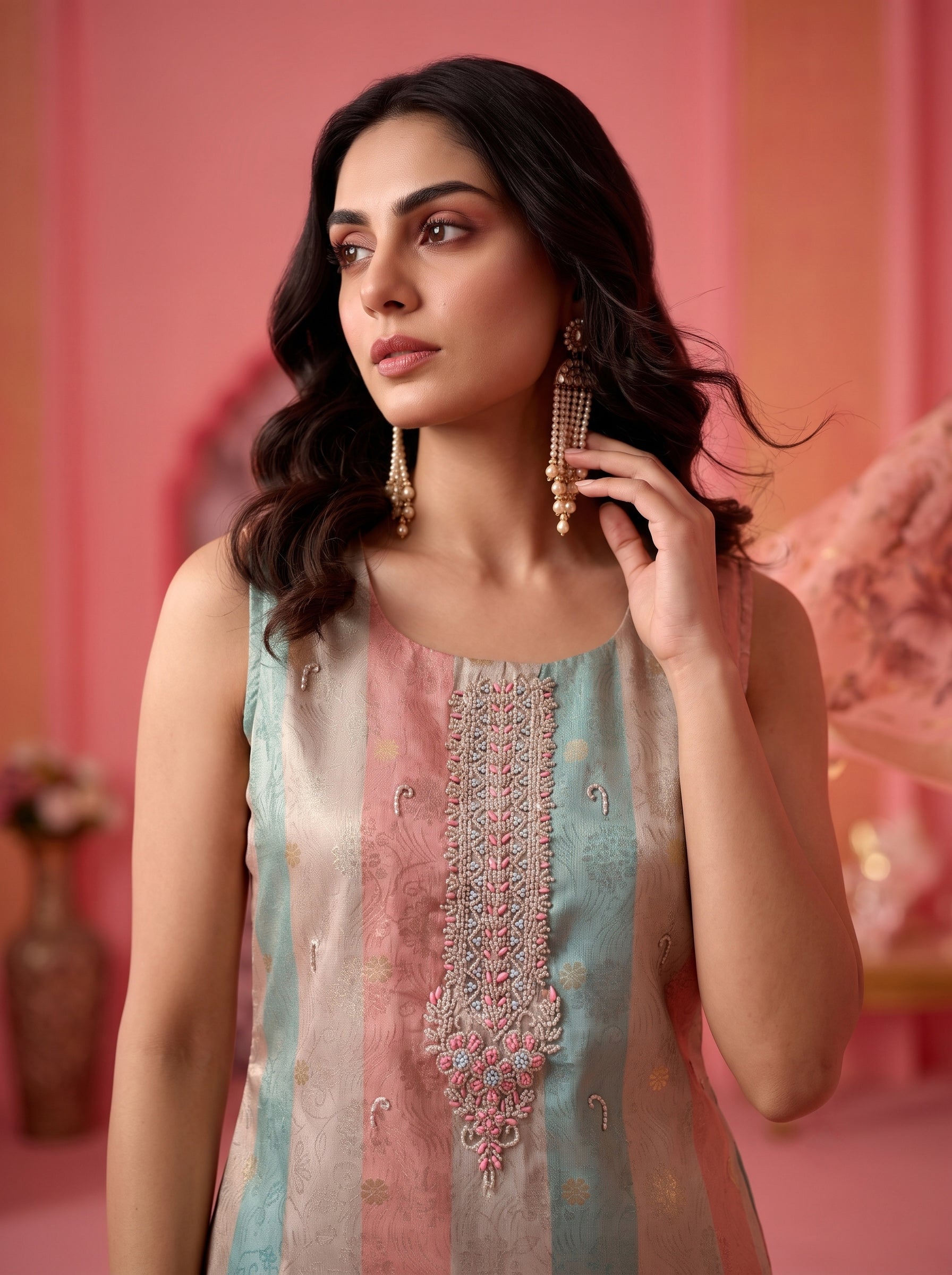 Pastel Mehr Suit Set