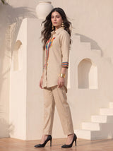 Beige Kayan Co-ord Set