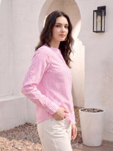 Rosé Stripe Shirt