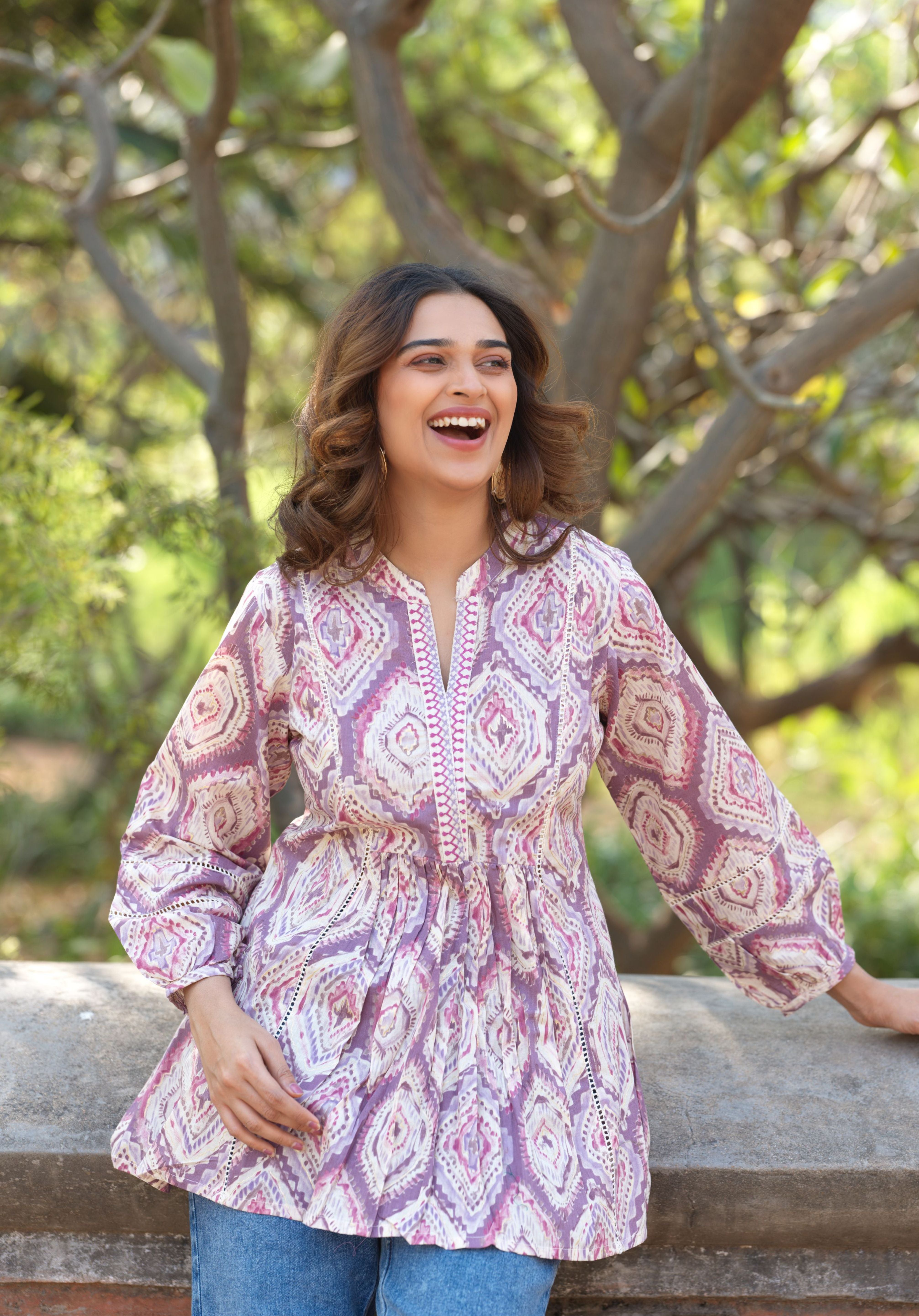 Lavender Navya Top