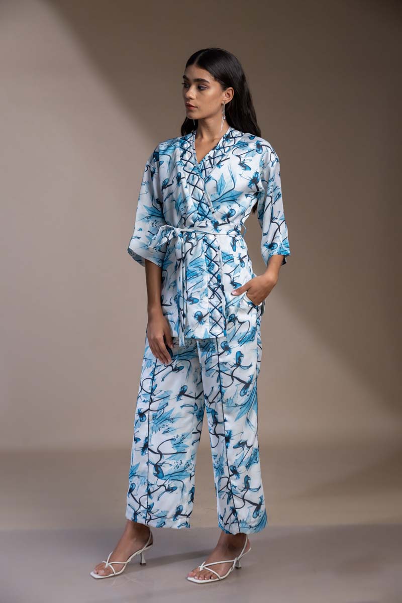 Women floral print co ord set