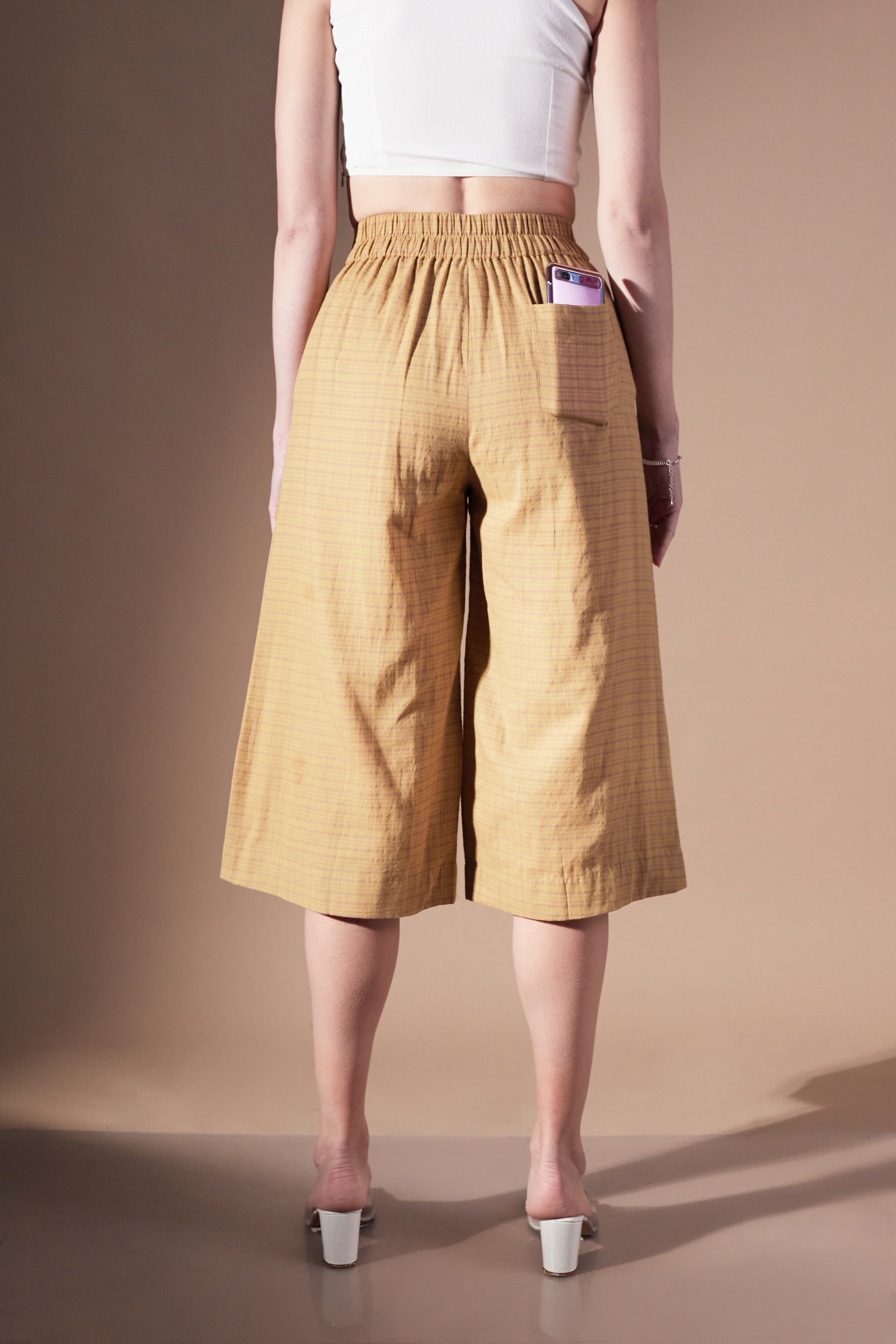 3 side pocket culottes