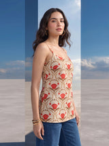 Sienna Bloom Satin Cami