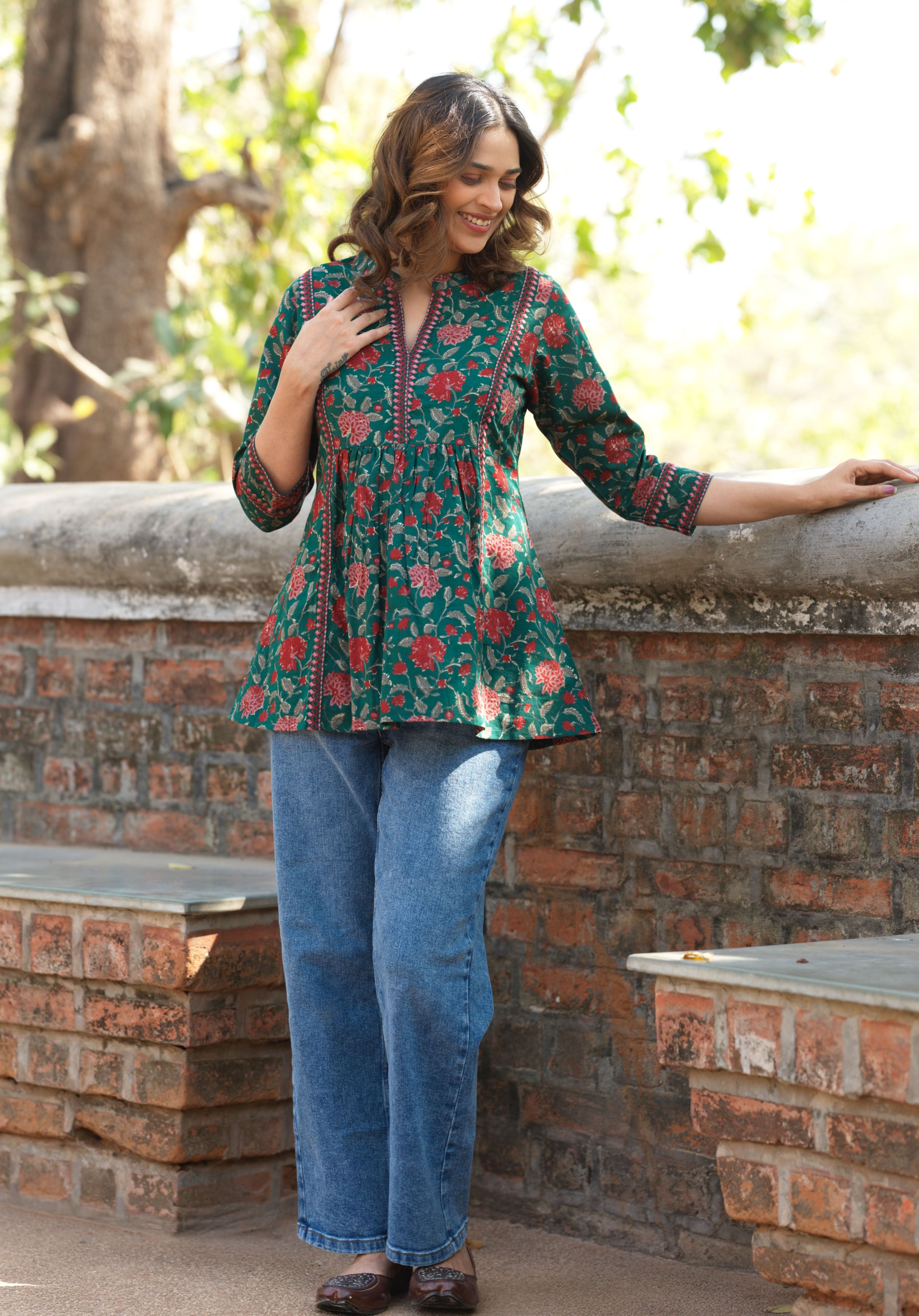 Green Inaya Top