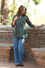 Green Inaya Top