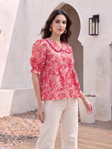 Rosewater Collar Blouse