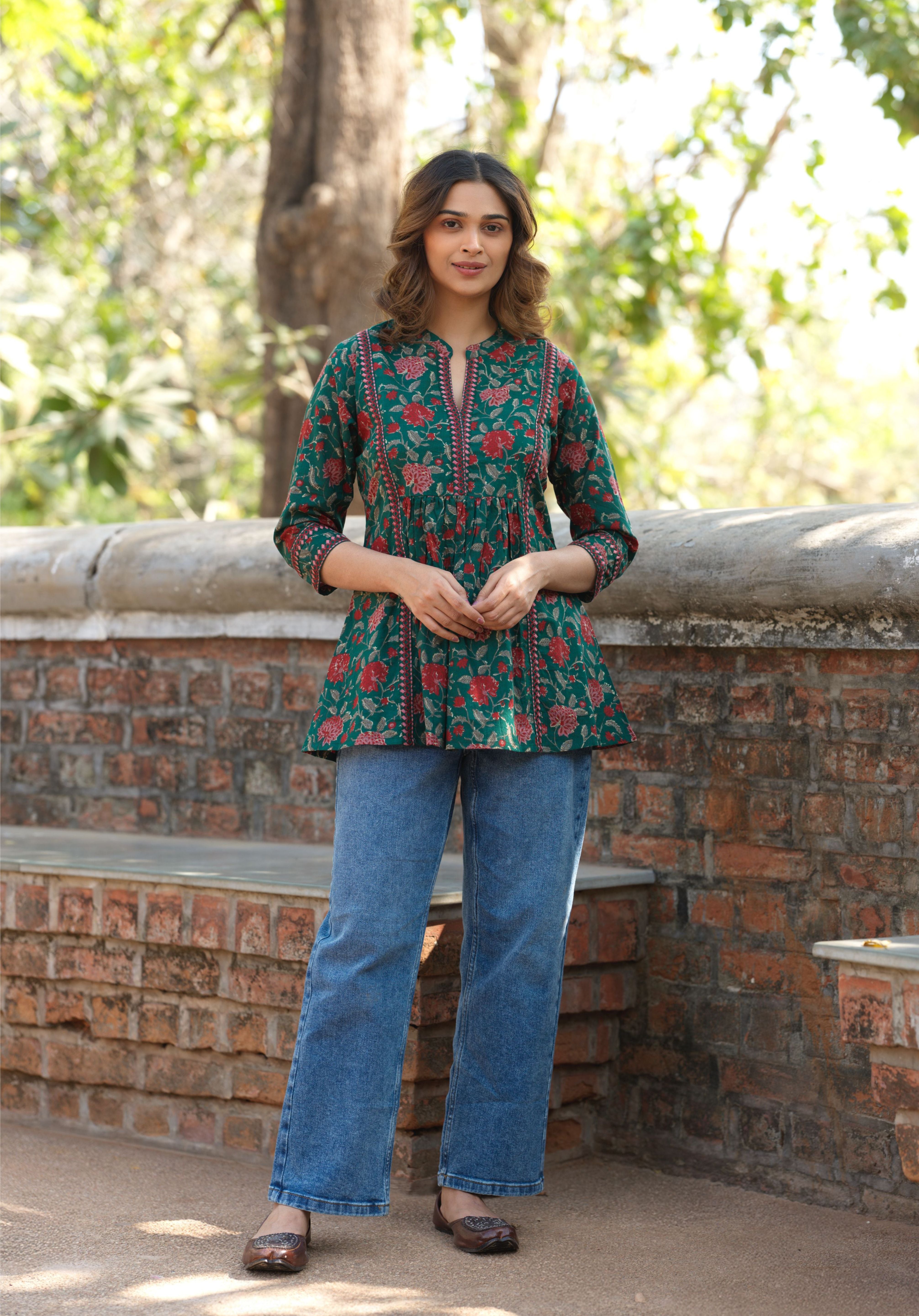 Green Inaya Top