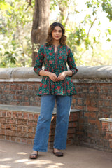 Green Inaya Top