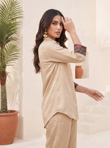 Beige Naira Co-ord Set