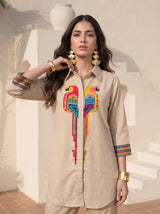Beige Kayan Co-ord Set