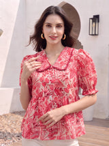 Rosewater Collar Blouse