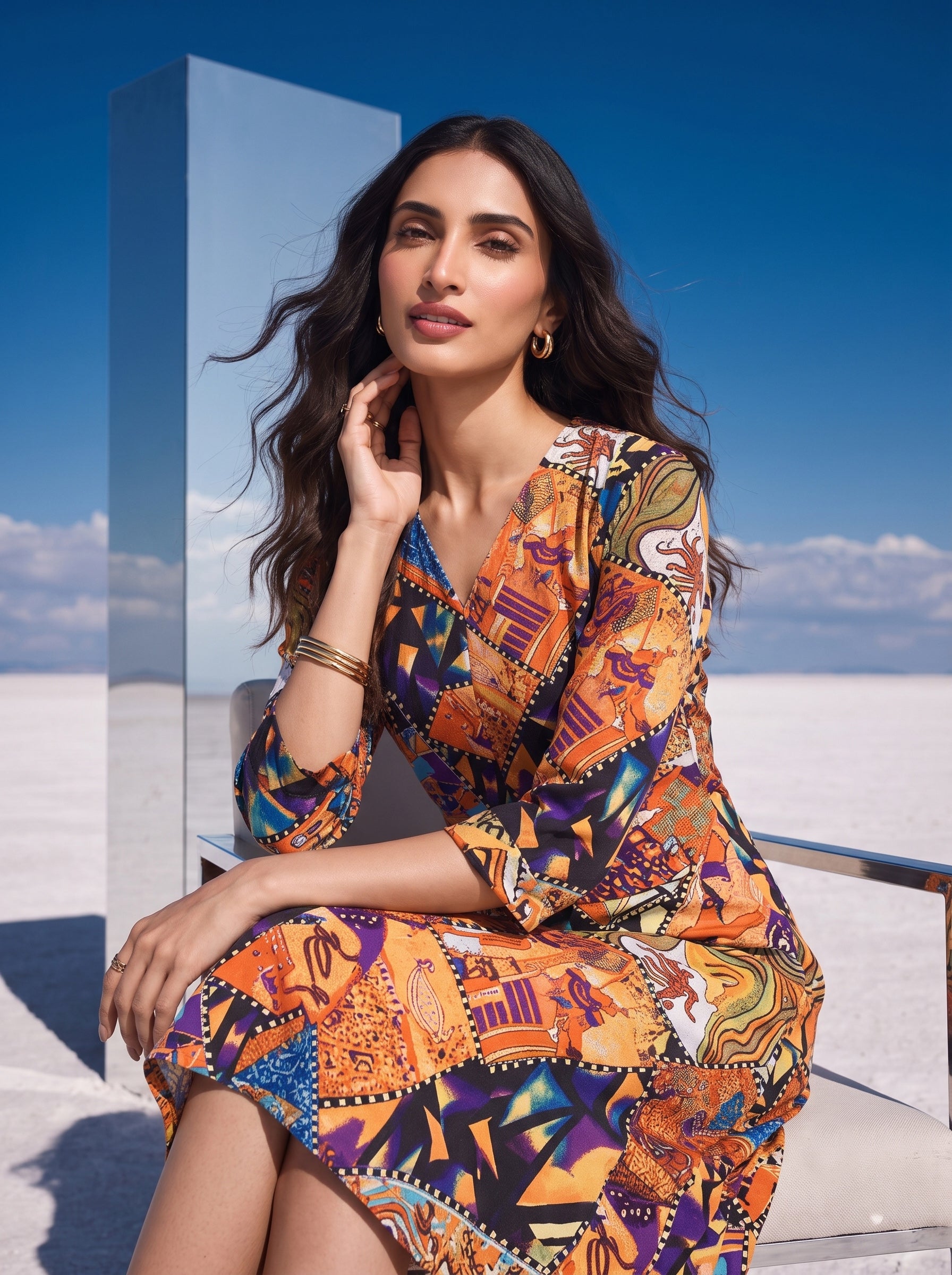 Maximalist Multicolor Dress