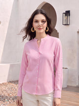 Rosé Stripe Shirt